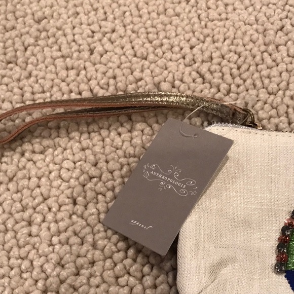 Anthropolgie ladies monogram wristlet - Picture 3 of 5